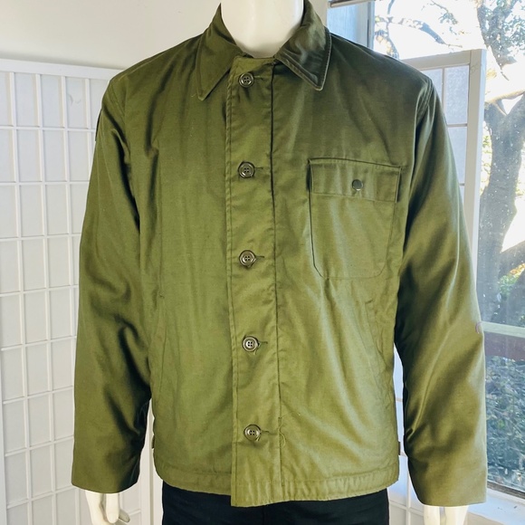 Vintage USA Military Jacket, L-XL. - Picture 1 of 9